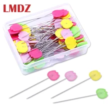 LMDZ 50/100 sztuk/pudło szpilki do patchowrków pozycjonowanie igły do szycia Marker igły krawiectwo szpilki DIY Handmade Make akcesoria krawieckie