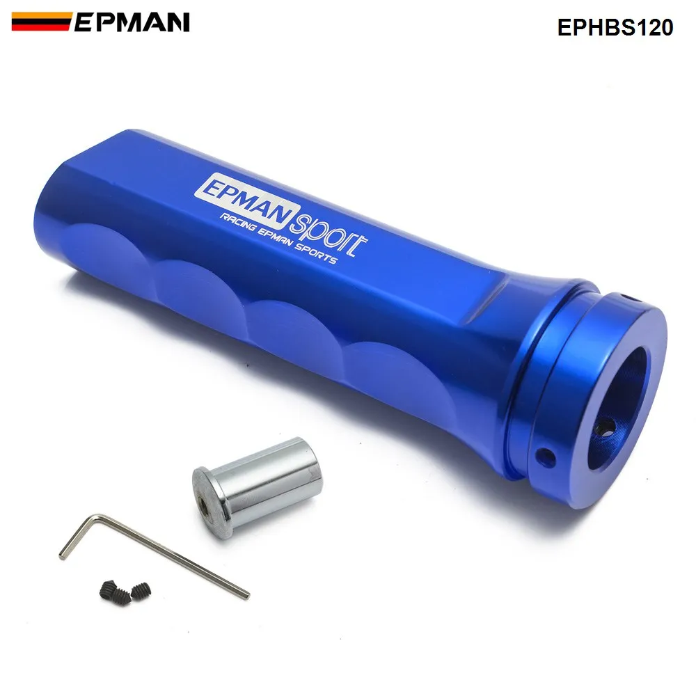 EPMAN Racing Универсальный Автомобильный Алюминиевый рукав ручного тормоза для ручного тормоза Защитная крышка EPHBS120 - Название цвета: Синий