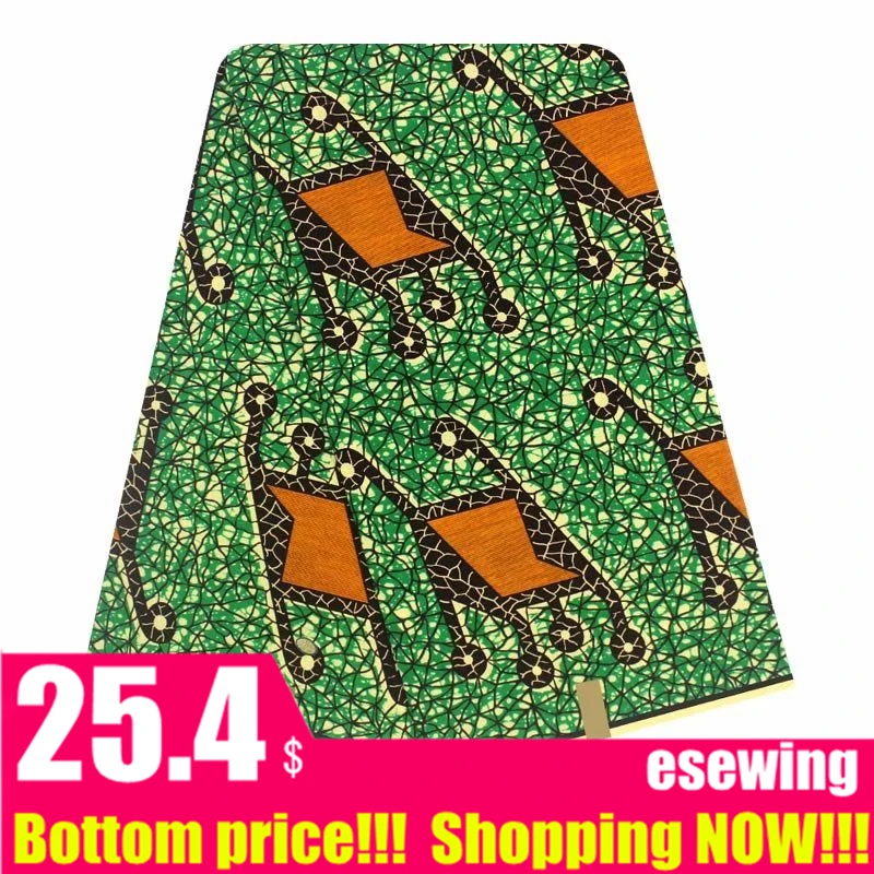Большой Круг Дизайн Анкара настоящий воск принт Нигерия хлопок африканская вощеная ткань принтом высокое качество для женщин платье