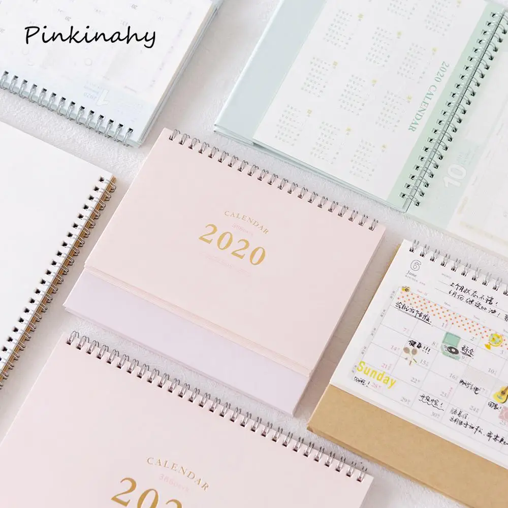 Salt Series Dreamy color 2020 устанавливаемый на стол рулонная бумага календарь с заметками