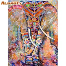 

RUOPOTY Diamond Painting Elephant Animal Embroidery Rhinestones Home Decor Gift Handmade Cross Stitch Kits 5d Diy Crafts