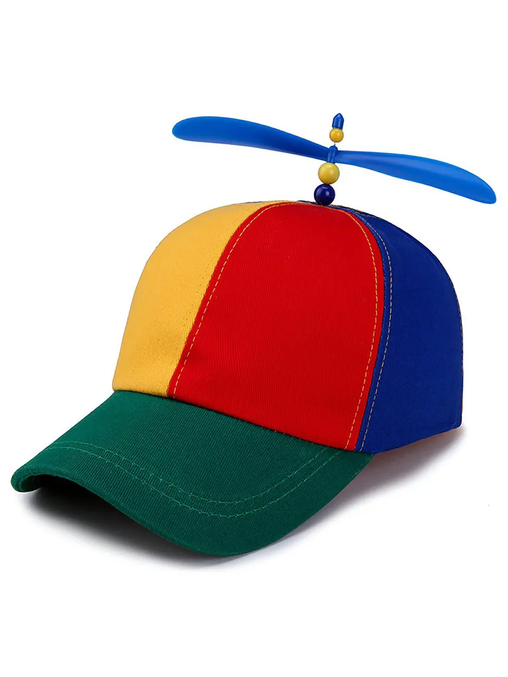 custom baby accessories Fashion Colorful Bamboo Dragonfly Patchwork baseball cap Adult Helicopter Propeller funny Adventure dad hat Snapback hat child safety seat Baby Accessories