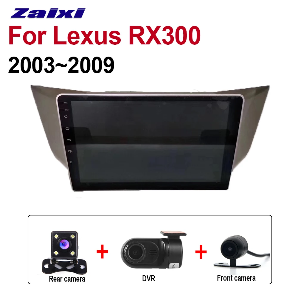 ZaiXi 9 &quotAndroid автомобильный мультимедийный GPS аудио Радио стерео для Lexus RX300 2003 ~ 2009