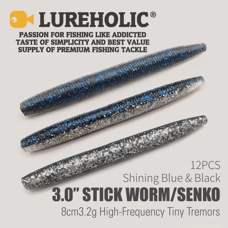 Fishing Senko Worms Lure, Fishing Soft Lure, Drop Shot Lures