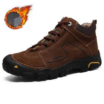 

Men Waterproof Outdoor Hiking Trekking Shoes Boots Climbing Buty Trekingowe Nature Hike Winter Zapatillas Hombre Sepatu Gunung