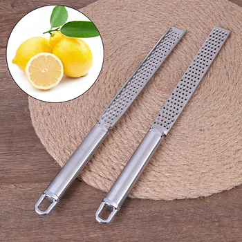 

Stainless Lemon Cheese Vegetable Fruit Zester Grater Peeler Slicer Kitchen Tools