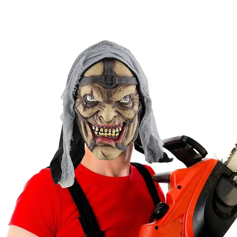 Латекс страшное лицо Хэллоуин устрашающая маска Волшебник сутенер маска ролевые игры костюмы с масками трюк или лечение Хэллоуин Вечерние Маски