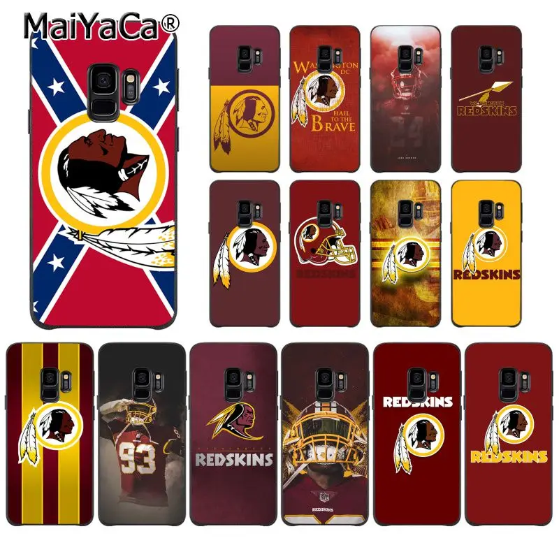 

MaiYaCa Washington Redskins High Quality Phone Case for Samsung S9 S9 plus S5 S6 S6edge S6plus S7 S7edge S8 S8plus
