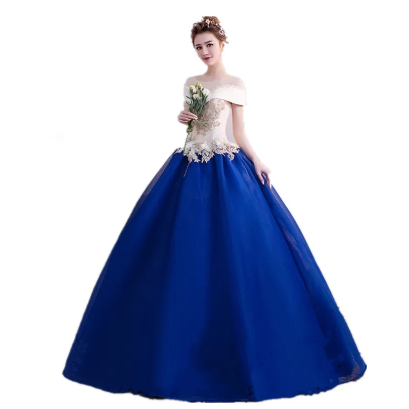 Vestidos Quinceanera 15 Anos бальные Платья пышные платья новое платье для выпускного вечера с аппликацией для вечерние платья с v-образным вырезом Vestido 0029