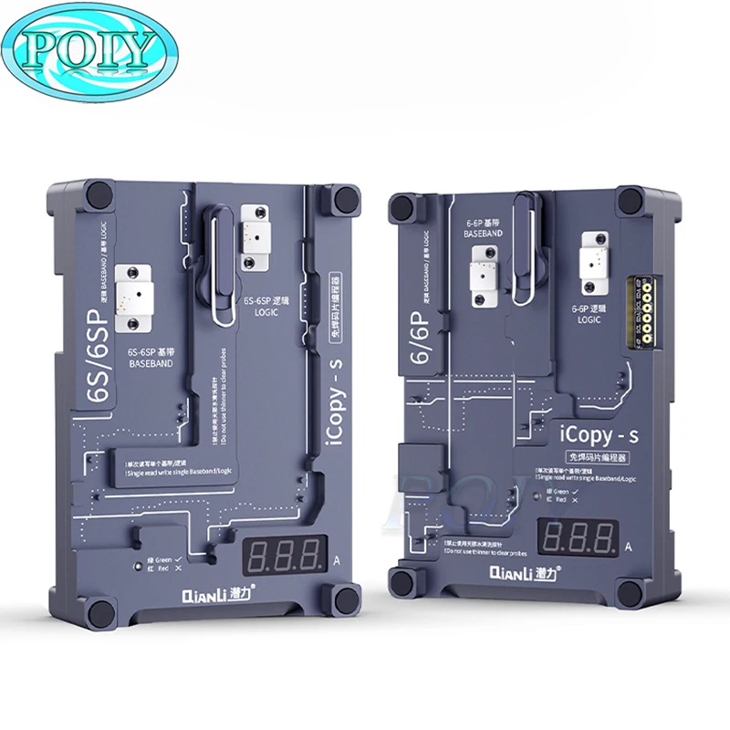 Qianli icopy-s 4in1 double-sided chip test stand for iphone6-XSMax baseband logic read-write free solder Programming Tools | Инструменты