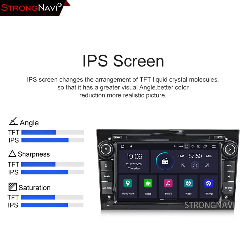 Excellent 7inch IPS DSP 4G 64G Android 9.0 CAR DVD Player for Opel Vauxhall Astra H G J Vectra Antara Zafira Corsa Vivaro Meriva Veda 4
