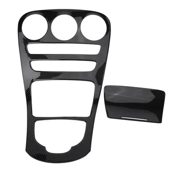 

Abs Center Console Panel Decoration Cover Trim 2Pcs For Mercedes Benz C Class W205/Glc X253 Carbon Fiber Color