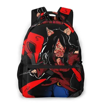 

DBD Dead By Daylight Pig Backpack for Girls Boys Travel Rucksack Dead By Daylight Backpacks for Teenage