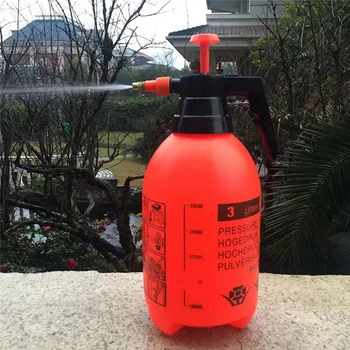 

2L / 3L Orange Pneumatic Sprayer Adjustable Manual Watering Watering Can Garden Tool