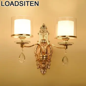 

Lamp Indoor Modern Penteadeira Wandlampe Led Lampara De Interior Aplique Luz Pared Wandlamp Crystal For Home Wall Bedroom Light