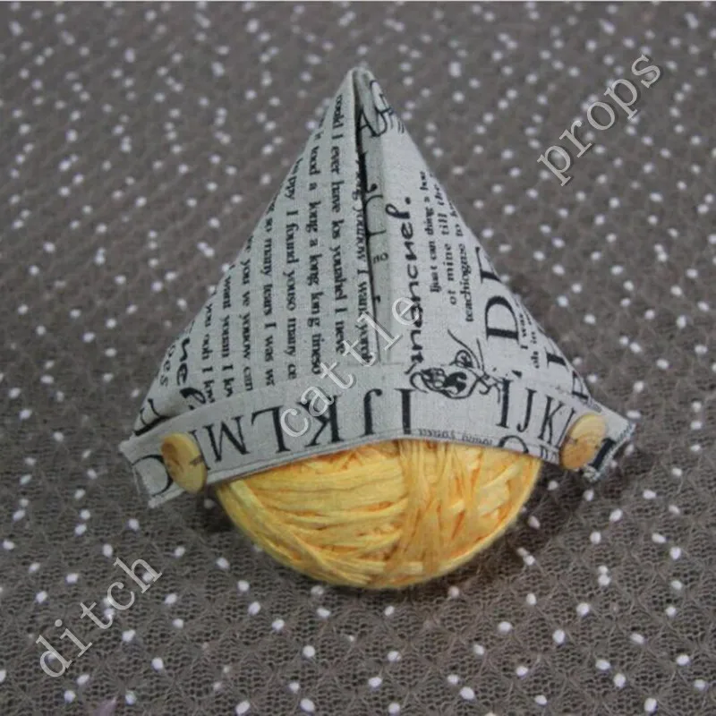 Handcraft Newspaper Hat Newspaper Style Mini Baby Boy Newborn