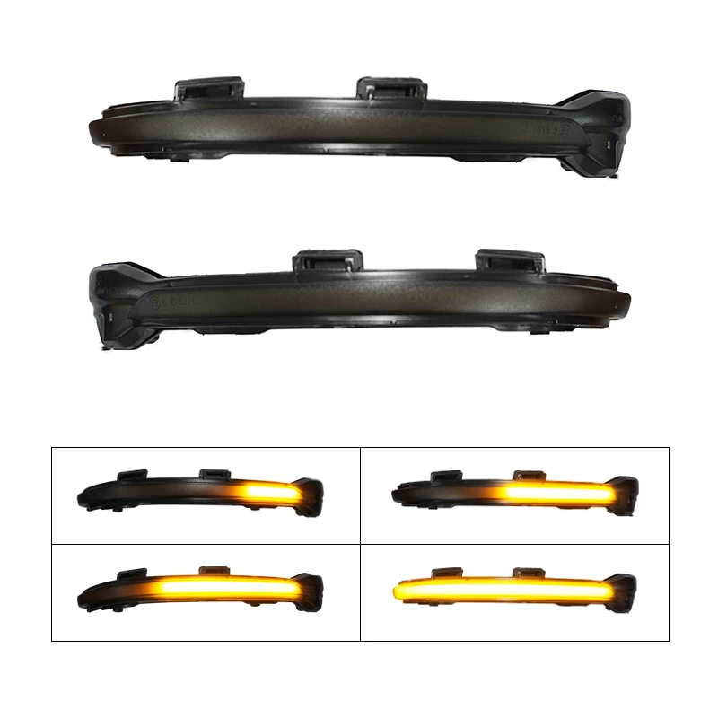 2 единицы для VW Golf MK7 GTI 7 R Rline GTD dinámico brillante светодиодный intermitente luz para espejo retrovisor indicador