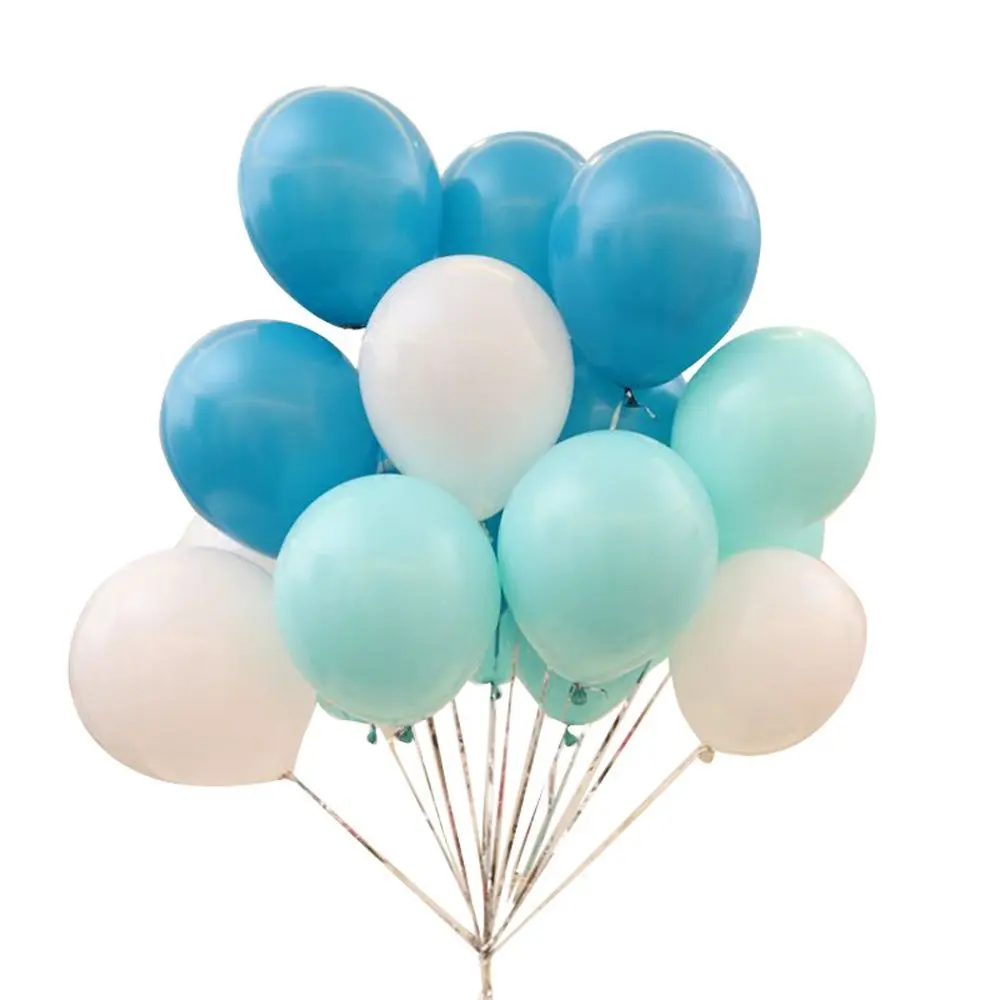 Бирюзовый толстый 10 шт. 12 дюймов 2 г латексный брикет товары для вечеринки в честь