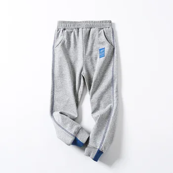 

2020 Children pants new spring autumn cotton solid terry trousers infans 3-9 years costume kids clothes