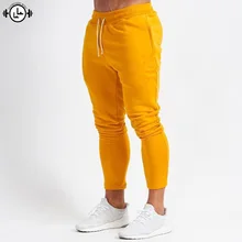 yellow mens joggers