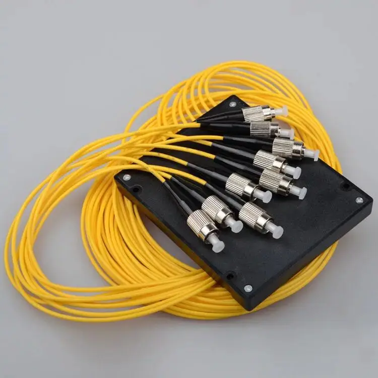 FC/UPC 1X8 PLC одномодовый волоконно-оптический Сплиттер PLC ABS Тип
