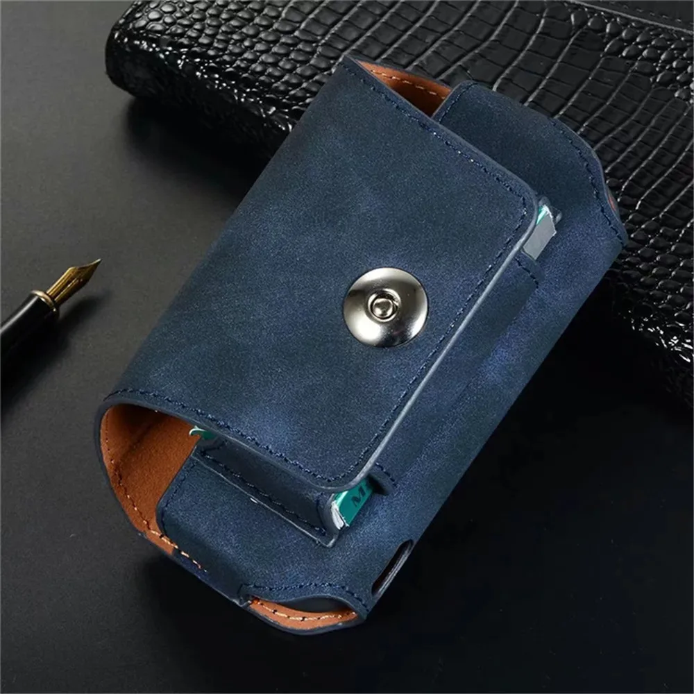 JINXINGCHENG Новинка 5 цветов кожаный чехол кошелек для iqos 3 0 Чехол книжка с откидной