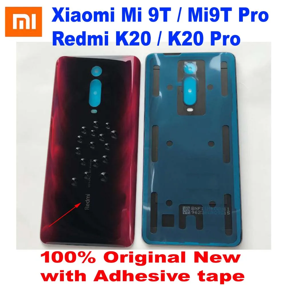 

Original New Best Redmi K20 K20Pro Back Glass Cover For Xiaomi Mi 9T MI9T pro Rear Battery Case Housing Door Lid Phone Shell
