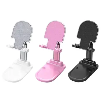 

Foldable Phone Desktop Bracket Adjustable Desk Stand for Smartphone Pad Tablet Phone Desktop Holder