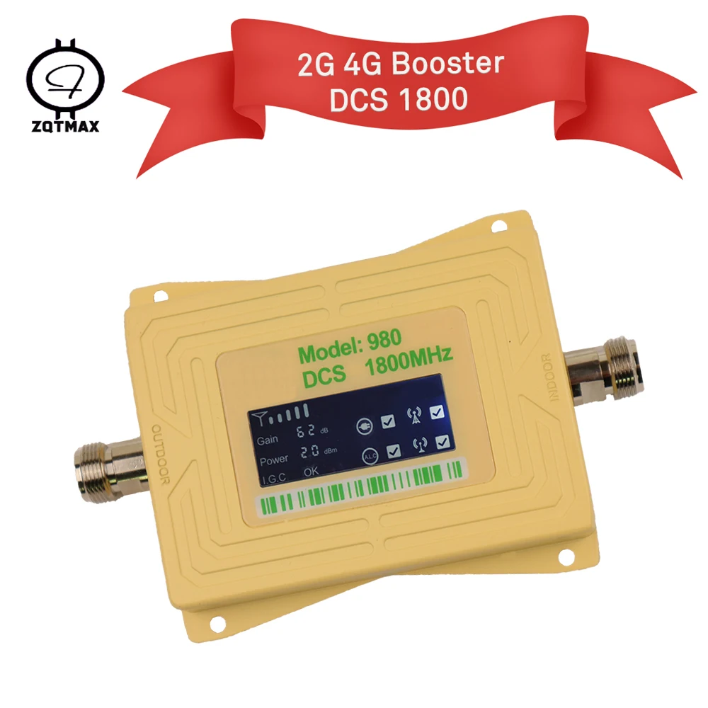 ZQTMAX 4g ретранслятор lte мобильный усилитель сигнала 2g1800MHz сотовый телефон Сотовый