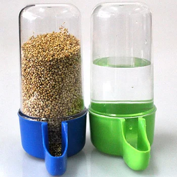 

50ml/200ml Pet Bird Drinking Feeder Food Water Feeding Automatic Drinker Parrot Pet Dispenser Cage