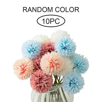 

0 Pcs Artificial Ping Pang Chrysanthemum Simulation Dandelion Flowers Home Decorations Flower Layout Photoes Props Party Drtv
