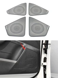 Garniture de klaxon de haut parleur pour Skoda Karoq 2018 2019 2020, accessoires de décoration d'intérieur chromés 