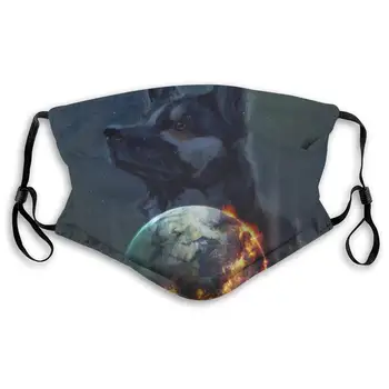 

Fillter Mask for Women City at Night Warm Breathable Mask Anti Dust Ear Loops for Travel Double Protection