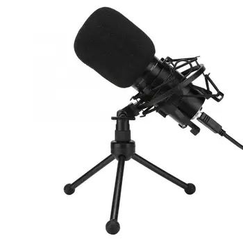 

Q9 All Metal High Sensitivity Studio Condenser With LED Indicator Microphone