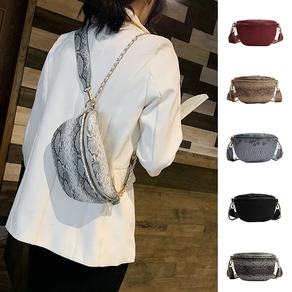 OCARDIAN сумки-мессенджеры змеиная нагрудная сумка новая модная кожаная Сумочка Повседневная универсальная простая сумка через плечо сумки через плечо O31