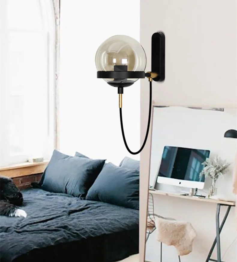 Wandlamp, современный простой светодиодный настенный светильник, Светильники для спальни, гостиной, коридора, светильник, прикроватные настенные бра