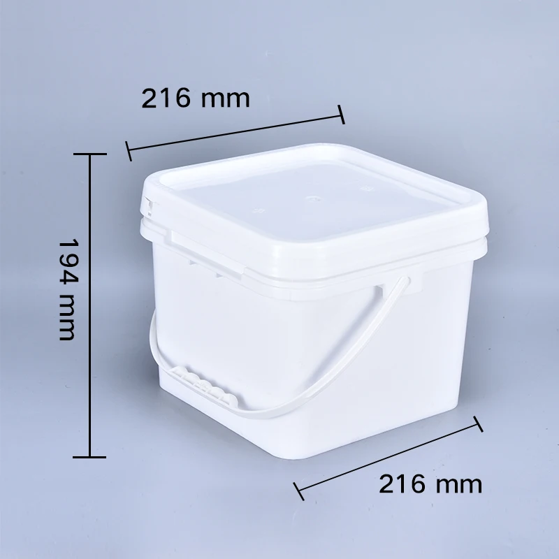 Plastic Barrel Pail Small Bucket Ice Bucket With Lid Lid Gift Dog Food  Storage Pet Containers Cube - AliExpress