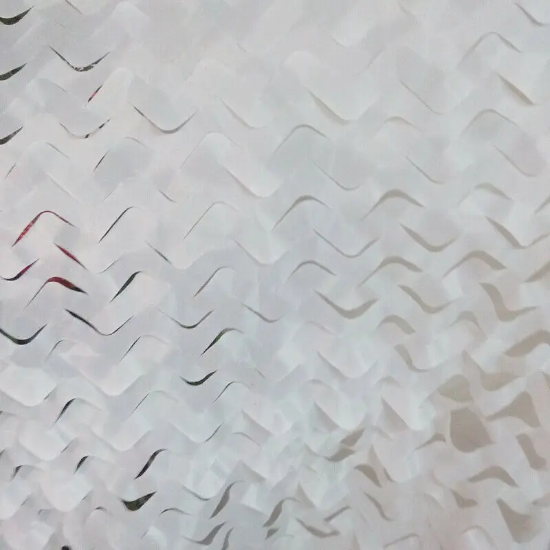 Pure white Камуфляжная сетка для кемпинга, лесные джунгли, камуфляжная сетка, Охотничья сеть для стрельбы, противолетная камуфляжная сетка - Цвет: Pure white