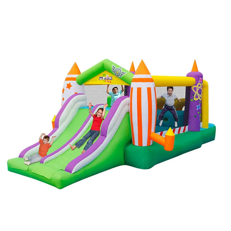 

Free Shipping 5.6m Double Lane Castle Slide Inflatable Playground for kids with Free CE blower