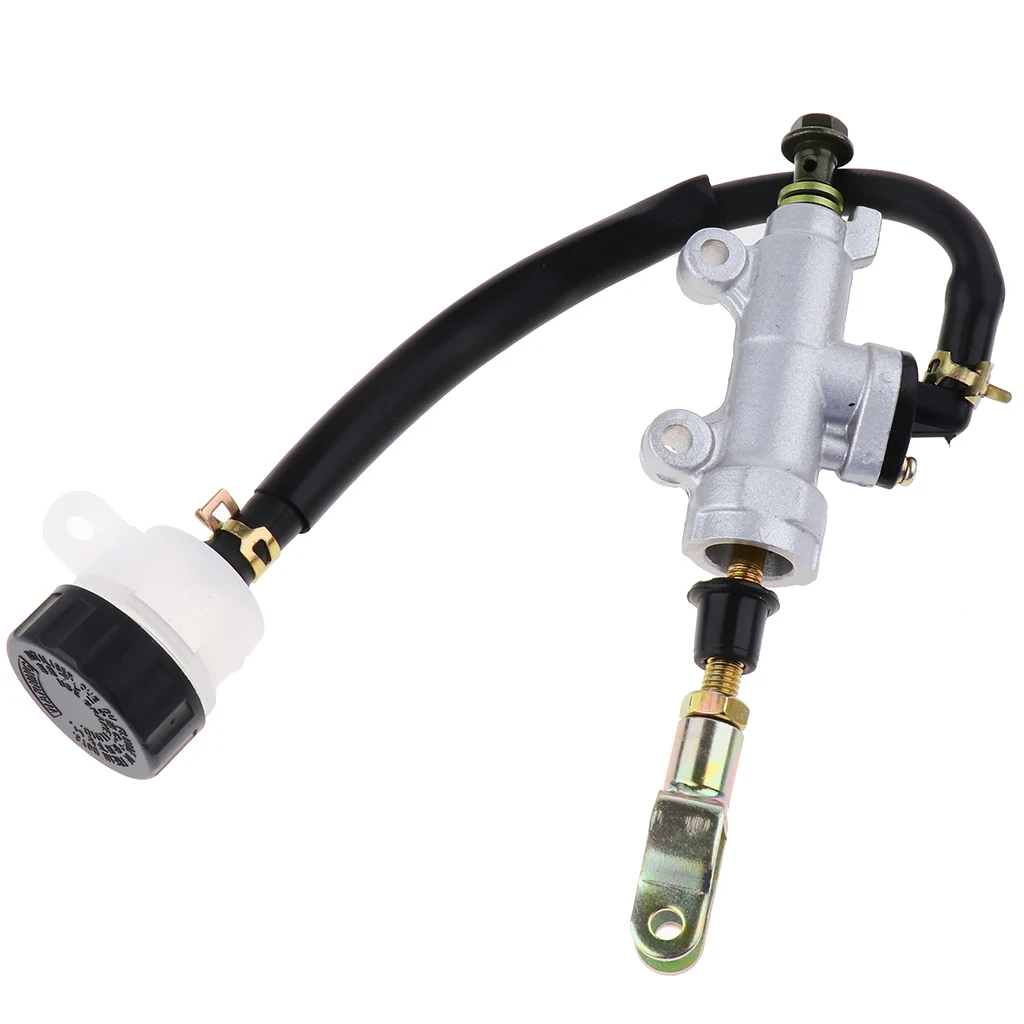 Motorcycle Rear Foot Hydraulic Brake Master Cylinder Pump For ATV Scooter