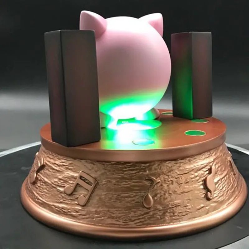 " Аниме моделирование статуя животных Jigglypuff бюст 1/1 масштаб полноразмерный портрет со светодиодный светильник GK фигурка игрушки 19 см V691
