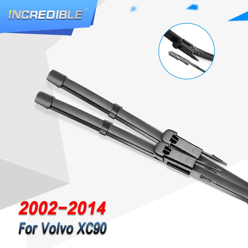 Невероятный спереди и сзади стеклоочистителей для Volvo XC90 2002 2003 2004 2005 2006 2007 2008 2009 2010 2011 2012 2013