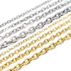 5 Meters/Lot Never Fade Stainless Steel Cross Necklace Chains Bulk For DIY Jewelry Findings Making Materials Handmade Supplies ► Photo 1/6