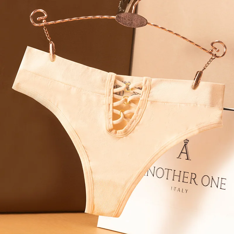 thumbnail image 1 of Bragas sin costuras para mujer, ropa interior cómoda y Sexy, pantalones en T, lencería Sexy, 1 of 5