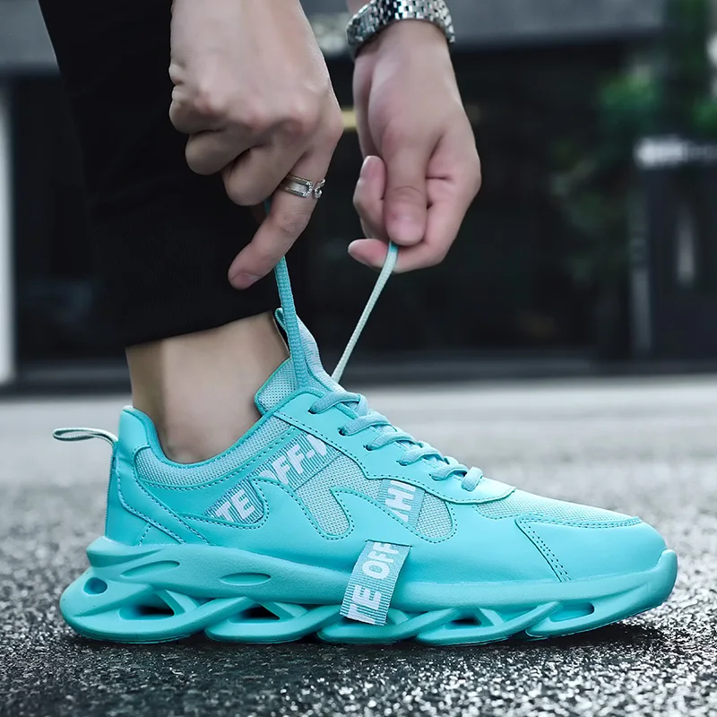 Осенняя мужская обувь для бега; дышащая Спортивная обувь; Zapatos; легкие удобные спортивные мужские кроссовки для прогулок