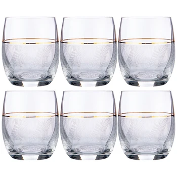 

Set of 6 pcs Viola Elegance Whiskey Glasses 300 ml. Height = 10 cm. Kitchen supplies