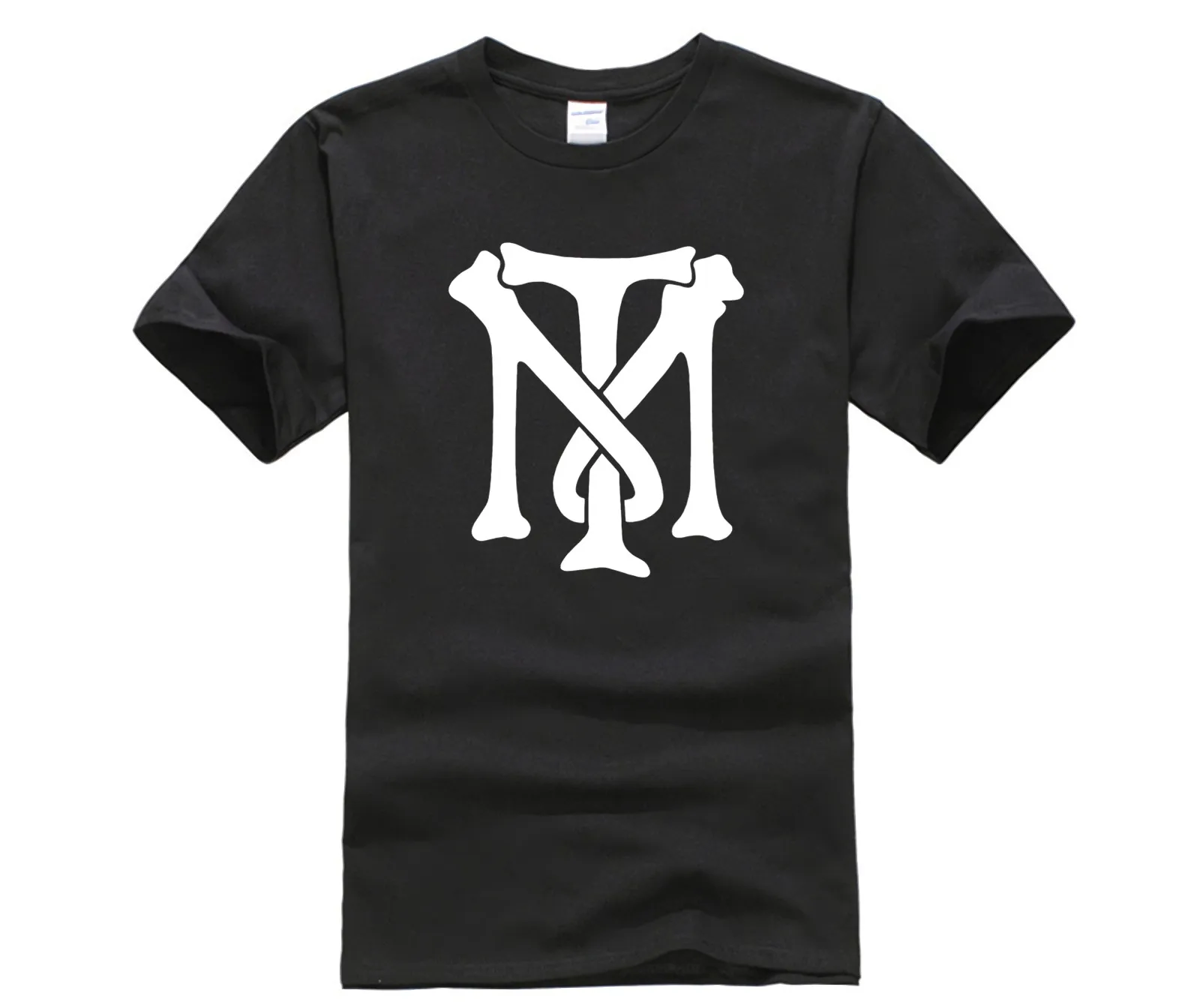 Лето Slim Fit для мужчин футболки 100% хлопок Мужская спортивная одежда Тони Монтана