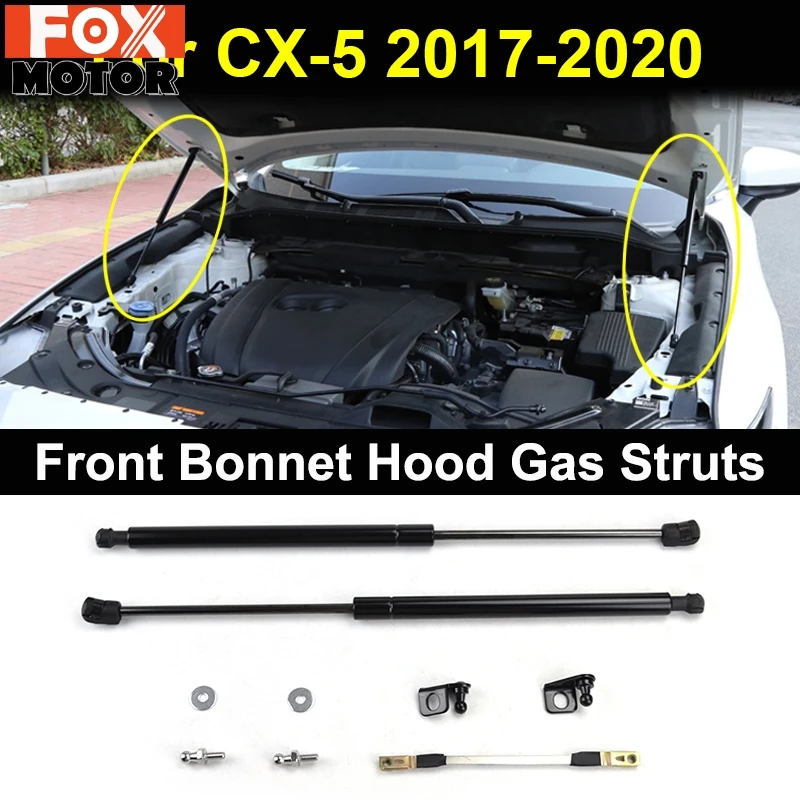 

For Mazda CX-5 CX5 KF 2017 2018 2019 Car Engine Cover Front Bonnet Hood Lift Support Hydraulic Rod Strut Spring Shock Bar Stem