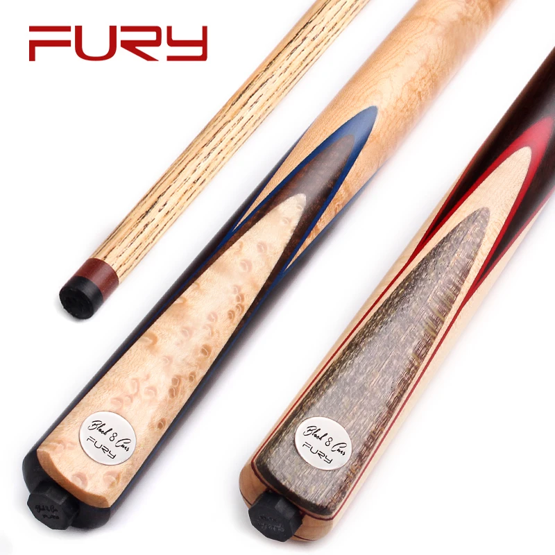 

Fury CN series handmade billard stick with extension 11mm tip Canada ash shaft radial jointed inlay butt new billiards pool cue
