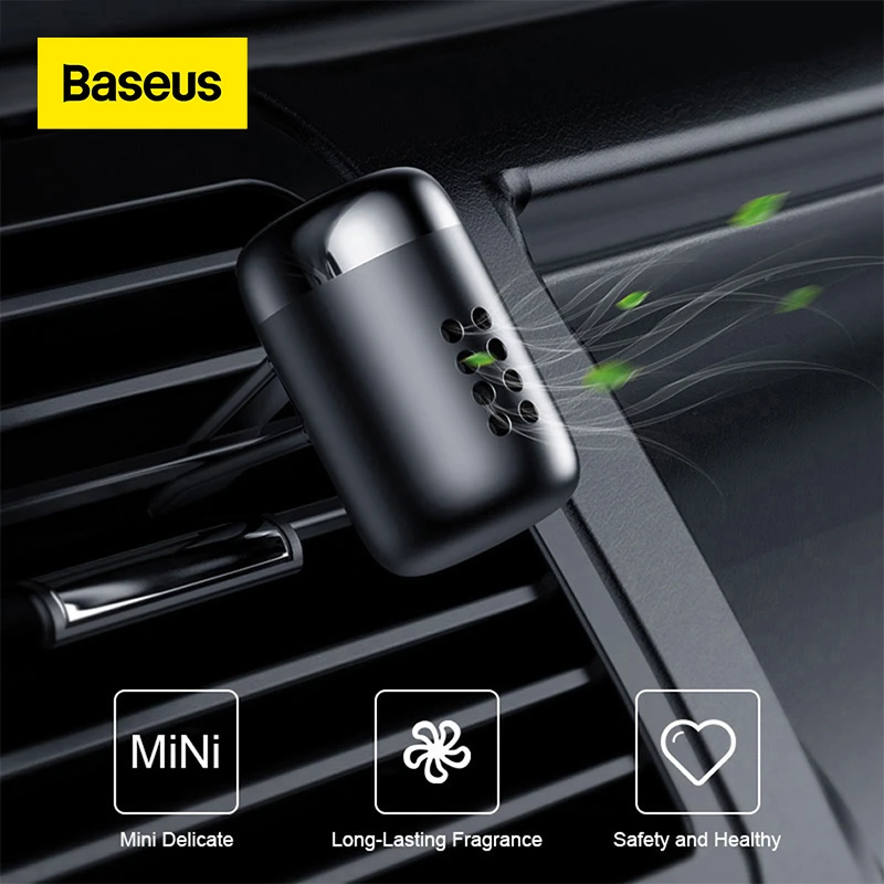 Baseus 車の芳香剤 アロマテラピー 車の排気口 香水 長持ち 車のフレグランスクリップディフューザー 固体香水 Air Freshener Aliexpress
